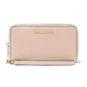 Michael Kors leather wristlet
